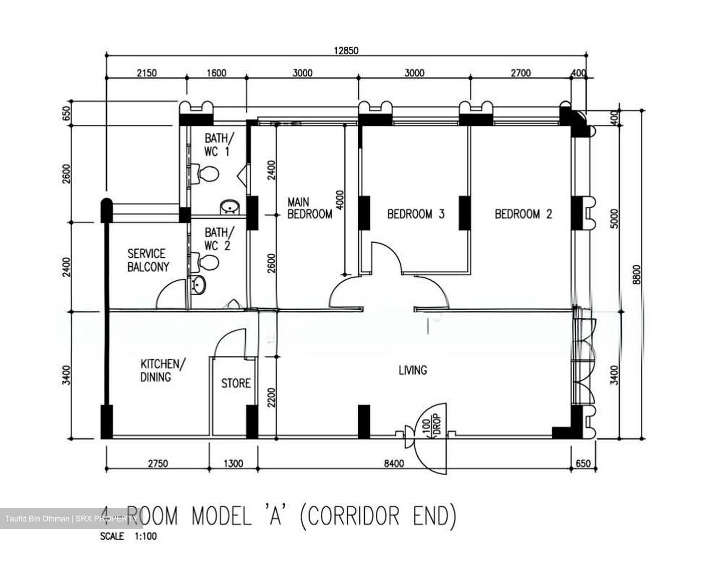 Blk 897B Woodlands Drive 50 (Woodlands), HDB 4 Rooms #536956081
